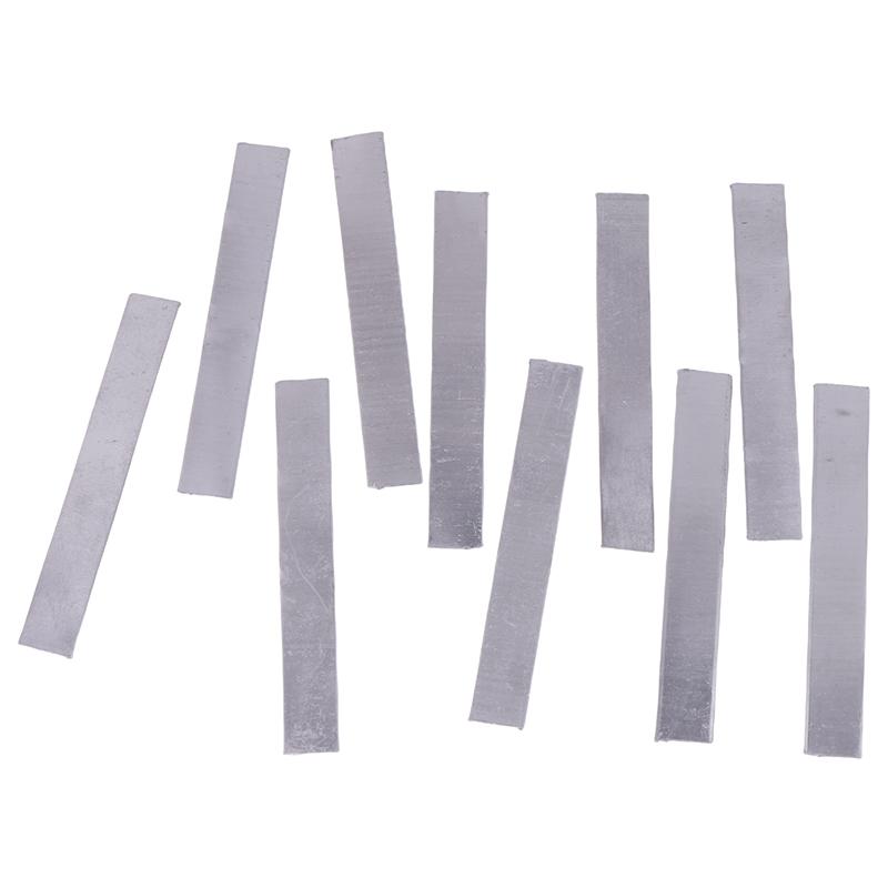 10pcs Flexible Foldable Aquarium Plant Weights - Durable Bendable Metal Strips For Secure Plant Anchors For Fish Tank