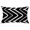 30*50cm Geometric Black and Yellow Pattern Printing Decorative Sofa Living Room Home Furnishing Polyester Rectangular Pillowcase