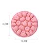 GOGOU Silicone Cake Mold 12.3cm Pink Non-Stick Baking Pan Cake Tin