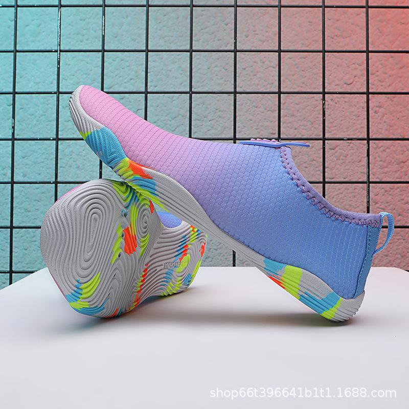 Couple shoes wading beach shoes men's non-slip diving socks women's snorkeling swimming rafting shoes yoga soft shoes