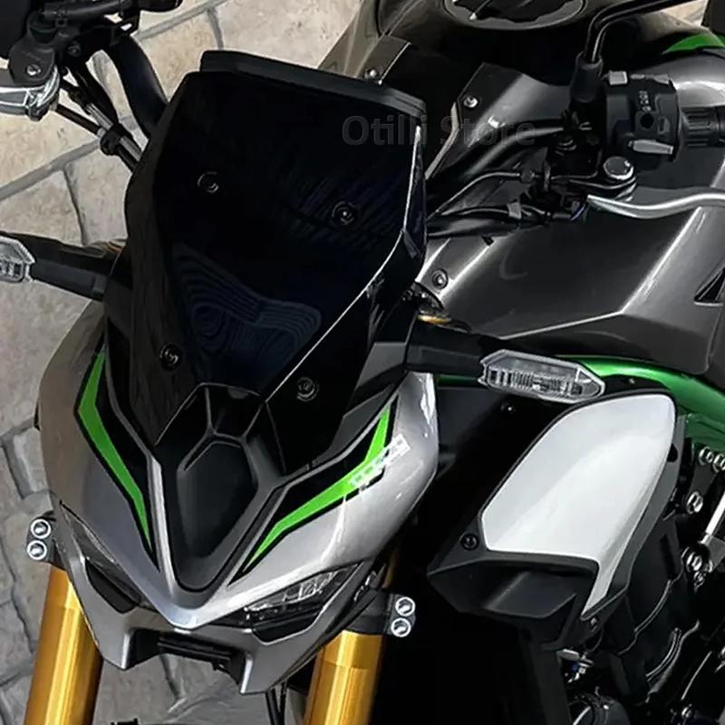 Z900 Motorcycle Acrylic Windshield WindScreen Smoke Black Transparent Screen Accessories For Kawasaki Z900 SE Z 900 2025