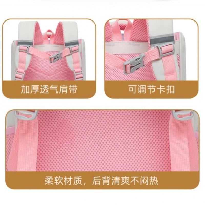 Kids 3D Hardshell Backpack Preschool Early Elementary Cute Cartoon Design Breathable Oxford Fabric Padded Air Cushion Straps
