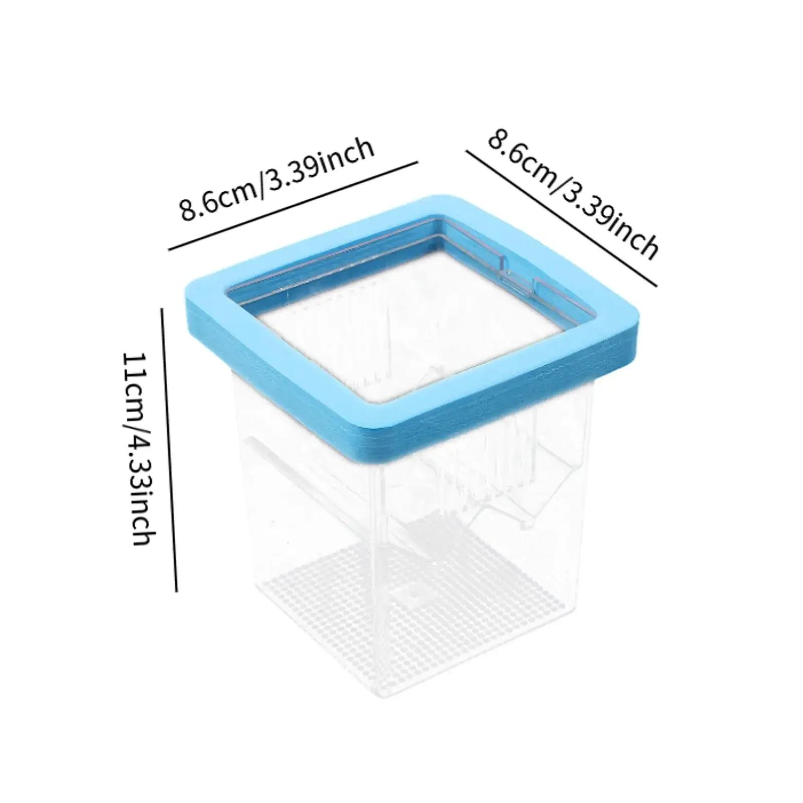 

Isolation box, mother fish, small fish, suspended floating breeding, peacock fish fry, small fish tank, incubator, hatching box синий