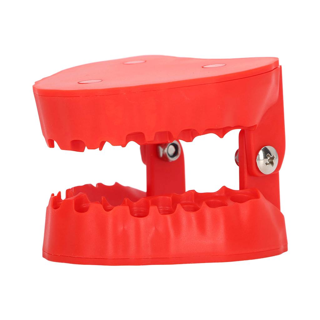 Denture Drill Bit Holder 28 Drill Bits Organizer Portable Denture Bit Holder with Magnet Red