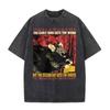 Japanese Crab Funny Meme T Shirt Tokyo Weird Streetwear Washed Vintage T Shirts Unisexs Women Casual Oversized Short Sleeve Tshirt