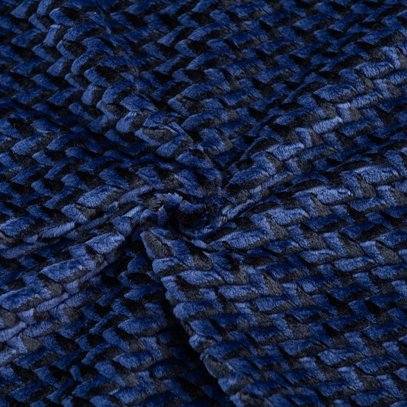 Jacquard Cationic Flannel Double-Layer Air Conditioning Nap Blanket