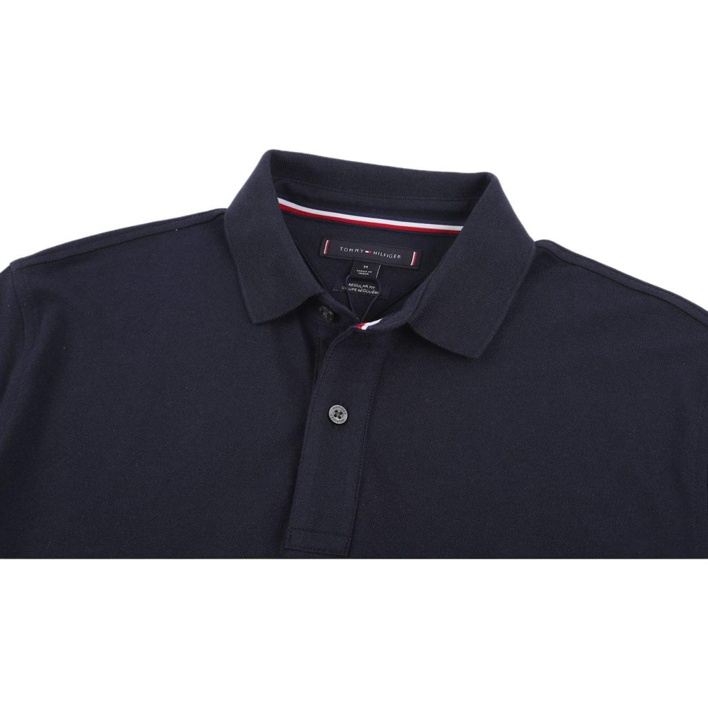 Tommy Hilfiger Classic Logo Comfortable Slim Fit Versatile Short Sleeve Polo Shirt Men tops Navy-Blue 78JB241-410