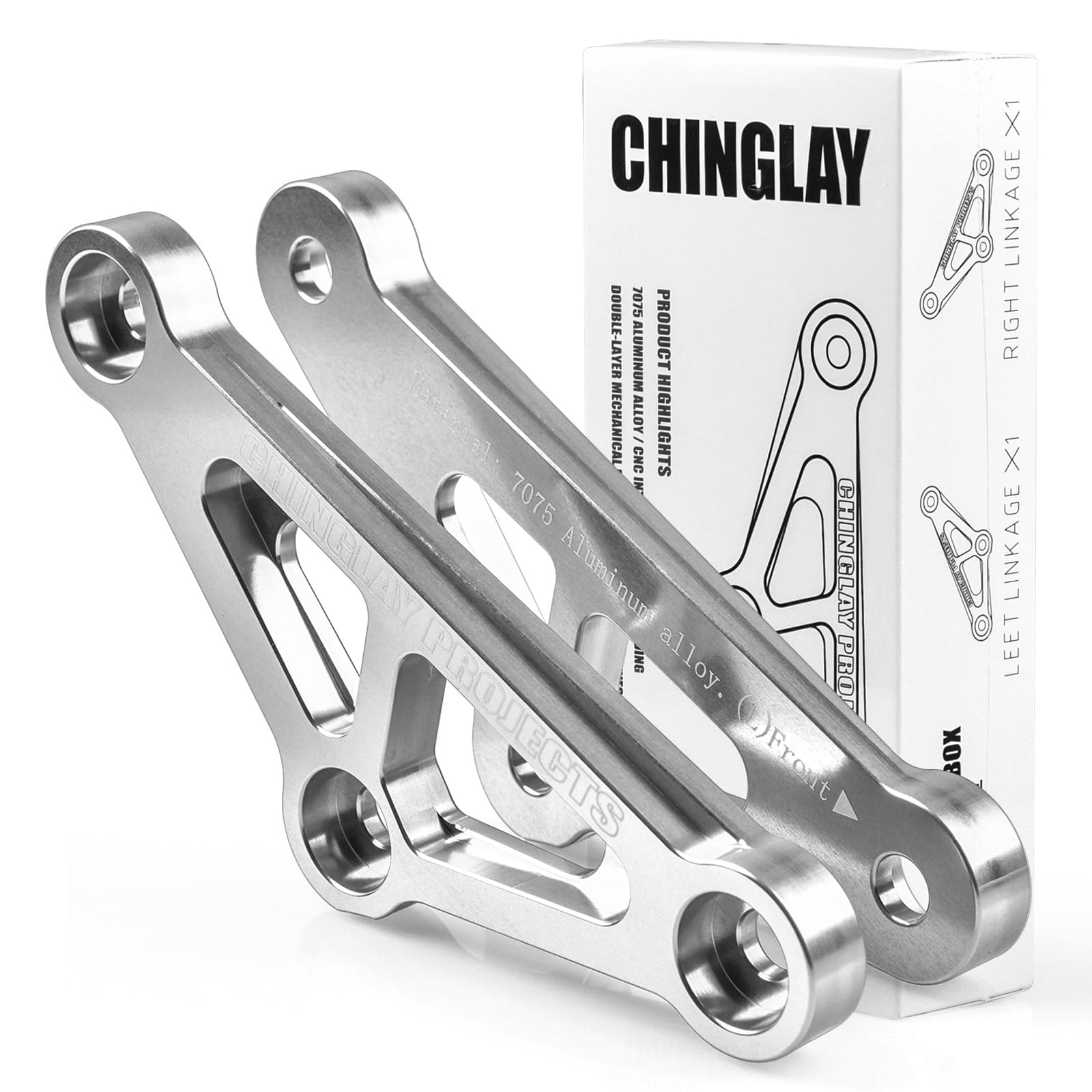 CHINGLAY Rear Linkage Kit for Z900 2017-2024 Z900RS 2018-2025 - серебряный