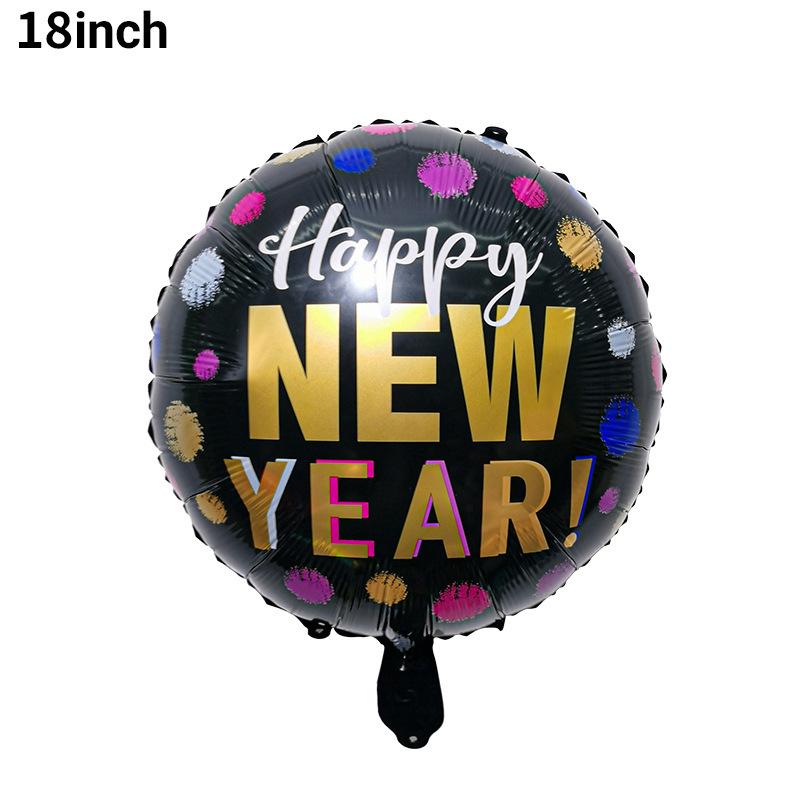 New Year’s Eve Wine Bottle & Party Decoration Aluminum Foil Balloons
