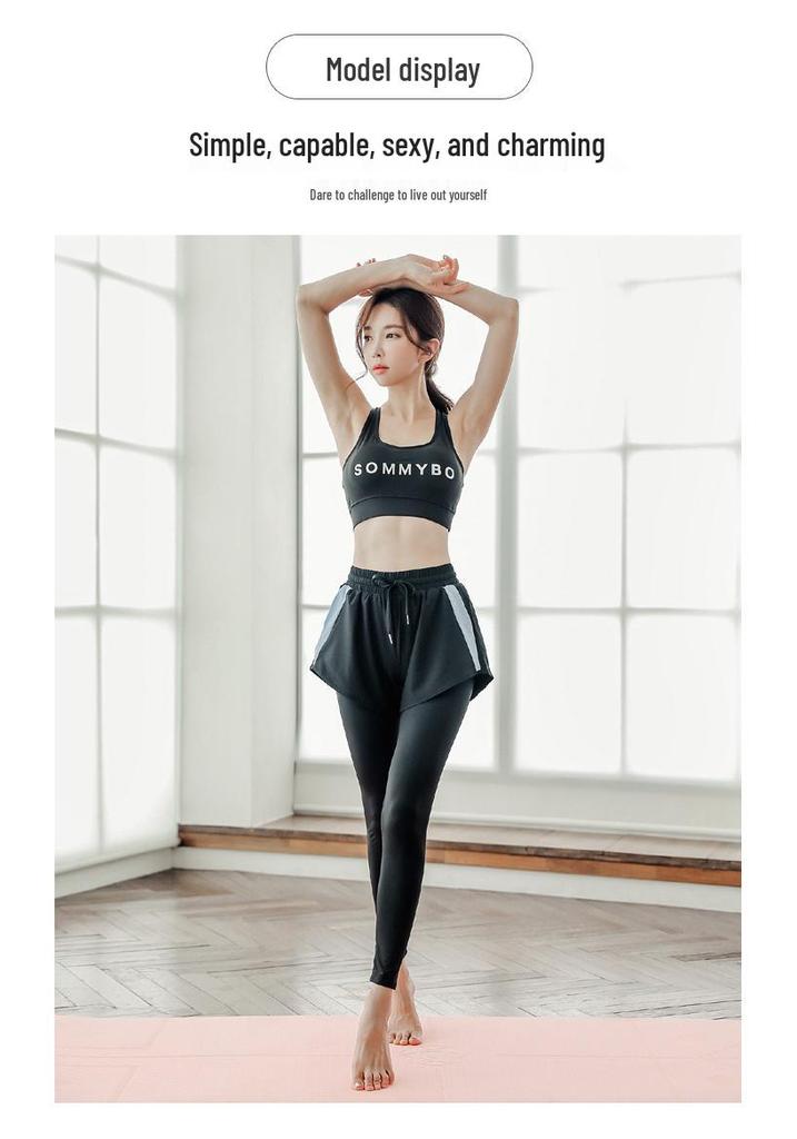 2024 Autumn Plus Size Quick-Dry Skort Leggings for Fitness and Yoga