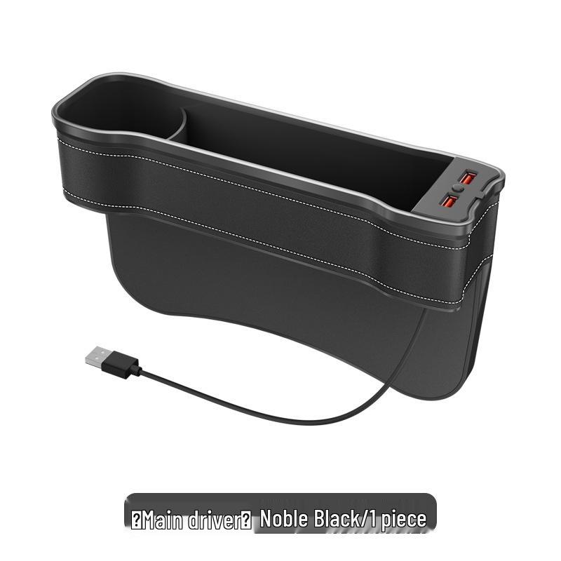 Iridescent Multifunctional Car Seat Gap Organizer with Ambient Light