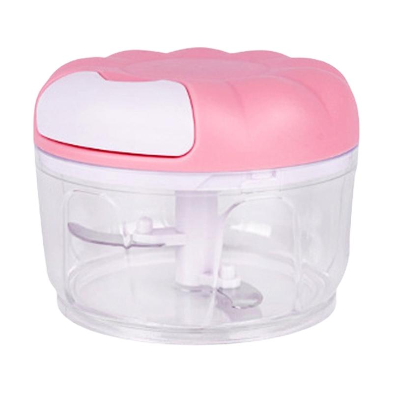 Портативная чеснокодавилка с ручным приводом, маленькая чеснокорезка, эффективная портативная чеснокорубка, подарок для любителей готовить