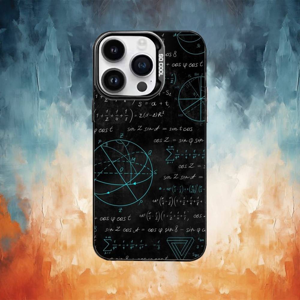 

Physics Math Formula Equation Phone Case For iPhone 17,16,15,14,13,12,11,Pro,XS,Max,Plus White Candy Matte Shockproof Cover iPhone14Pro