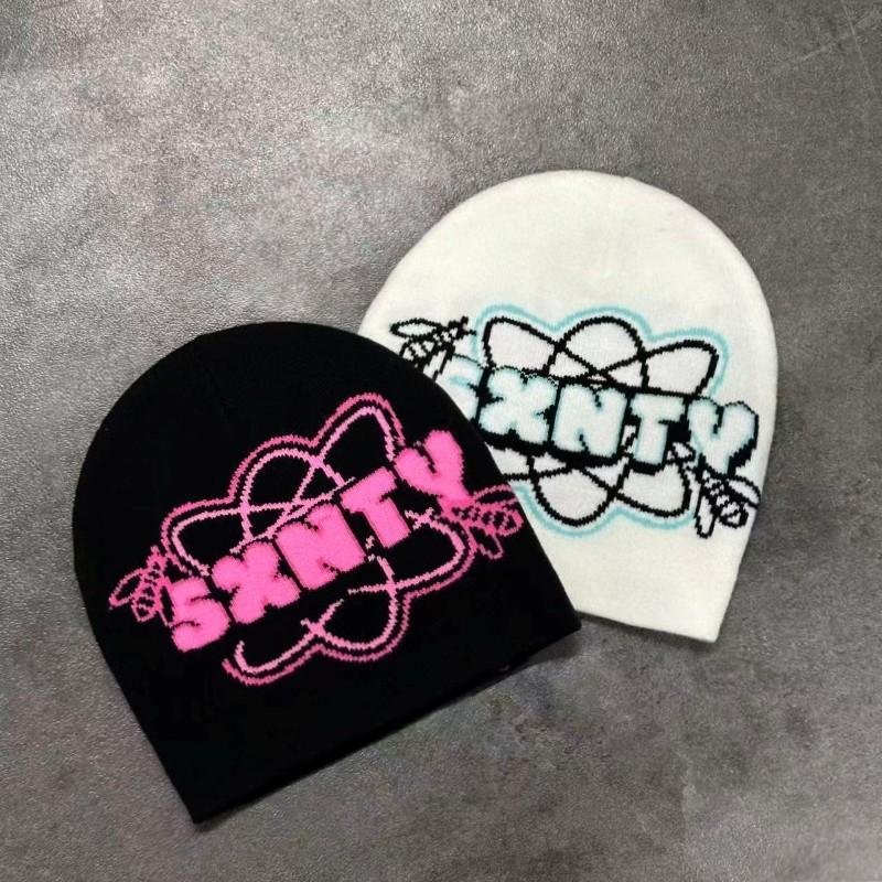 BSCI Camouflage Wool Blend Street Style Beanies Manufacturer High Quality Jacquard Skull Cap Knit Winter Hats Custom Logo