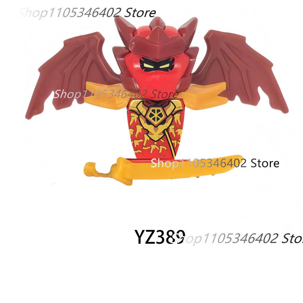 NEW Dragons Mini Anime Cartoon Toy Ninja Accessories Figures Building Blocks Birthday Gift Figurines Bricks