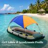 Inflatable Boat Sun Canopy Protection Manual Shade Bimini Top