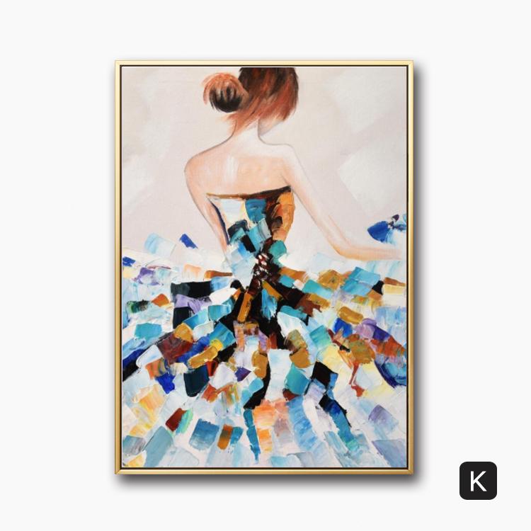 Modern Canvas Painting Ballet Girl Poster Dancing Girl Posters and Prints for Living Room Bedroom Home Decor Wall Art Cuadros