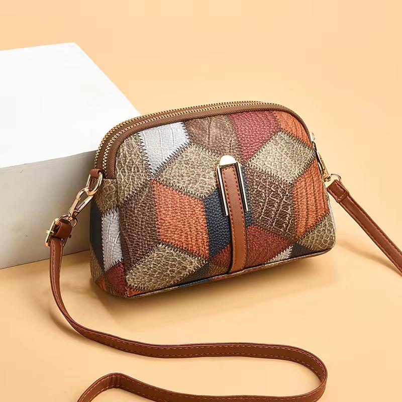 2024 Spring Women's Embroidered Small Crossbody Phone Bag