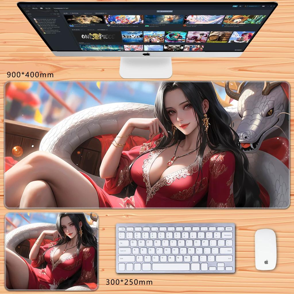 Oversized Chłopcy Anime Roronoa Zoro Dwuwymiarowy Duży Rozmiar Podkładka pod Klawiaturę do Gier Biurowa Podkładka pod Mysz Wysoka Rozdzielczość Anime ONE PIECE Skórzana Podkładka pod Mysz