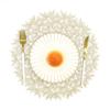 2/4PCS Dandelion Placemat for Dining Table PVC Plastic Hollow Coaster Table Bowl Mats Set Holiday Party Home Decor Wedding Party