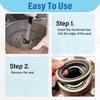 Seal Puller, Dual Hook Tip Designed Heavy-Duty Tool For Oil And Grease Seals Removal