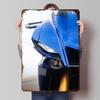 R1 Blue Motorcycle Printed Poster Customized Wall Art Retro Vintage Metal Tin Signs for Room Gaming Decoration Garage Desk Decor