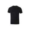 Converse T Shirts Men's Black Crew Neck Moderate Straight Fit 10008087-A01