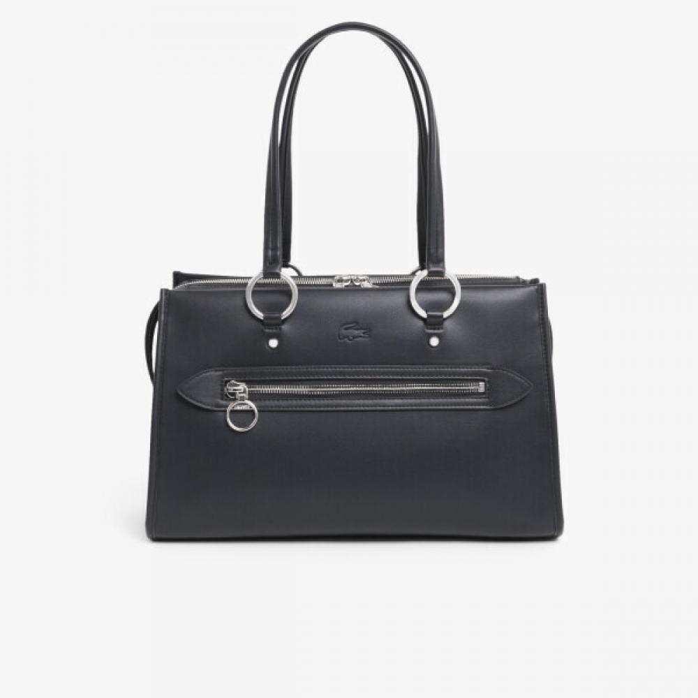 

Lacoste Medium Top Handle Bag Black Celys