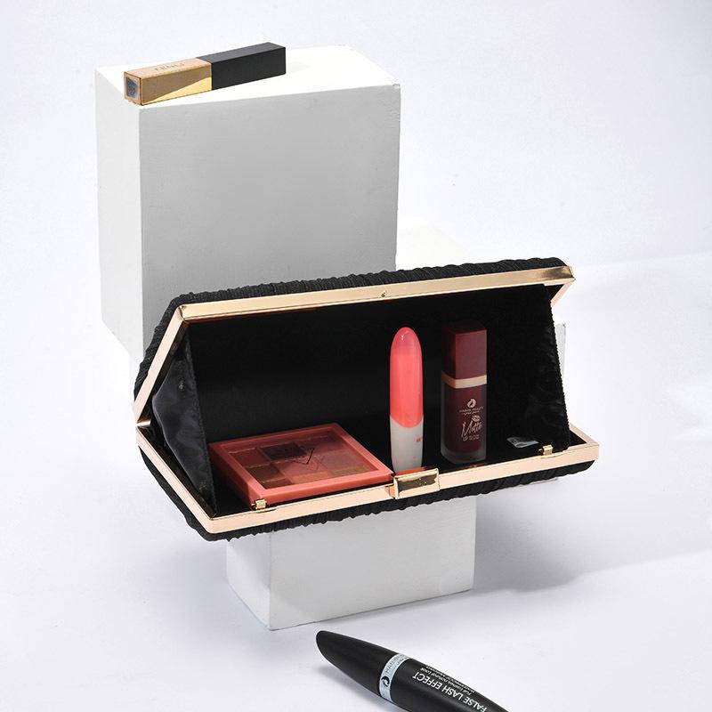 European Style Solid Color Evening Clutch Bag - New Fashionable & Simple Socialite Banquet Accessory