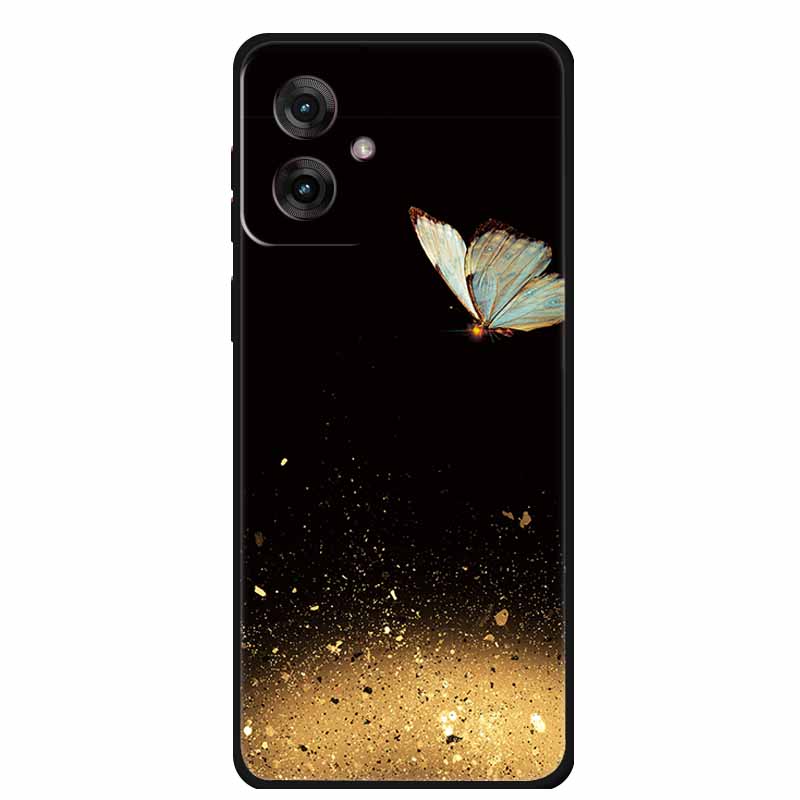 Etui do Motorola Moto G55 5G Luksusowe Miękkie Silikonowe TPU Tylna Osłona Etui na Telefon dla MotoG55 Ochronne Odporne na Wstrząsy Kolorowe Fundas