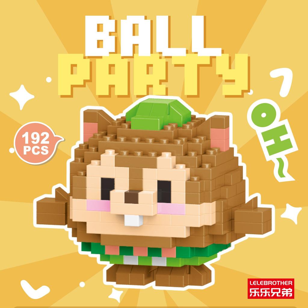 Small Animal Doll Series Micro Particle Building Block Children's Assembled Toys