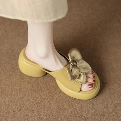 Women High Heels Mules Shoes Chunky Slippers Summer Sandals  New Designer Sexy Flip Flops Slingback Pumps Women Shoes Slides