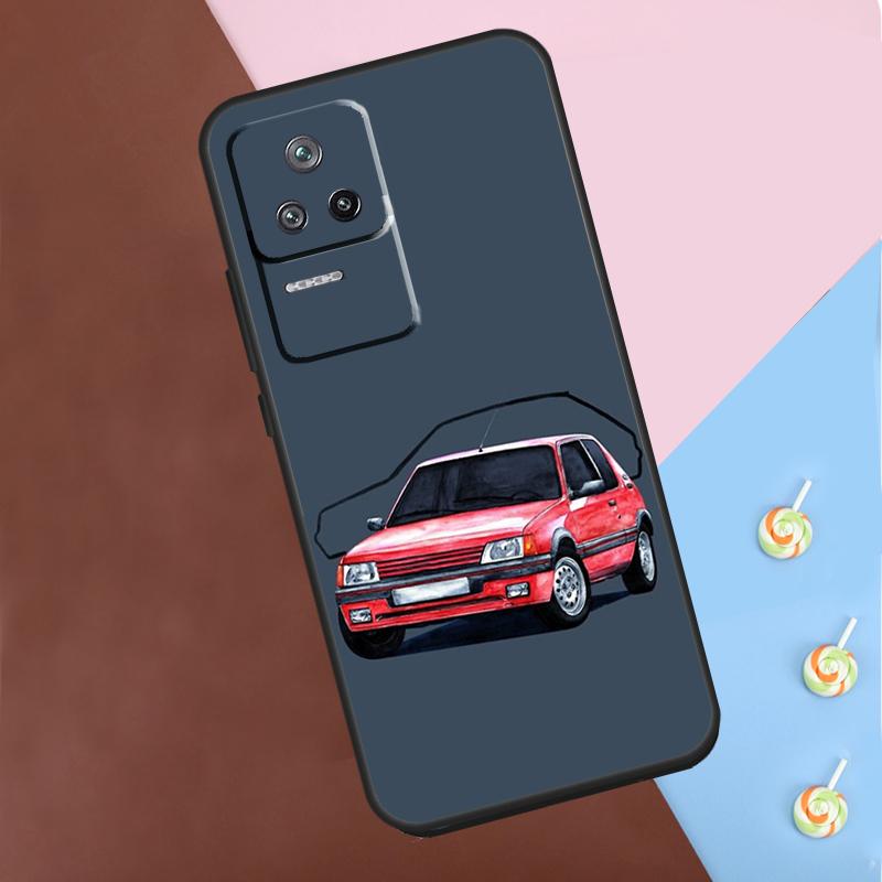 

Rally Car Illustration Case For Xiaomi 13 14 13T Pro 11T 12T 12 Lite POCO X6 Pro X3 X4 X5 M6 Pro M5s F3 F5 Cover Mi 12