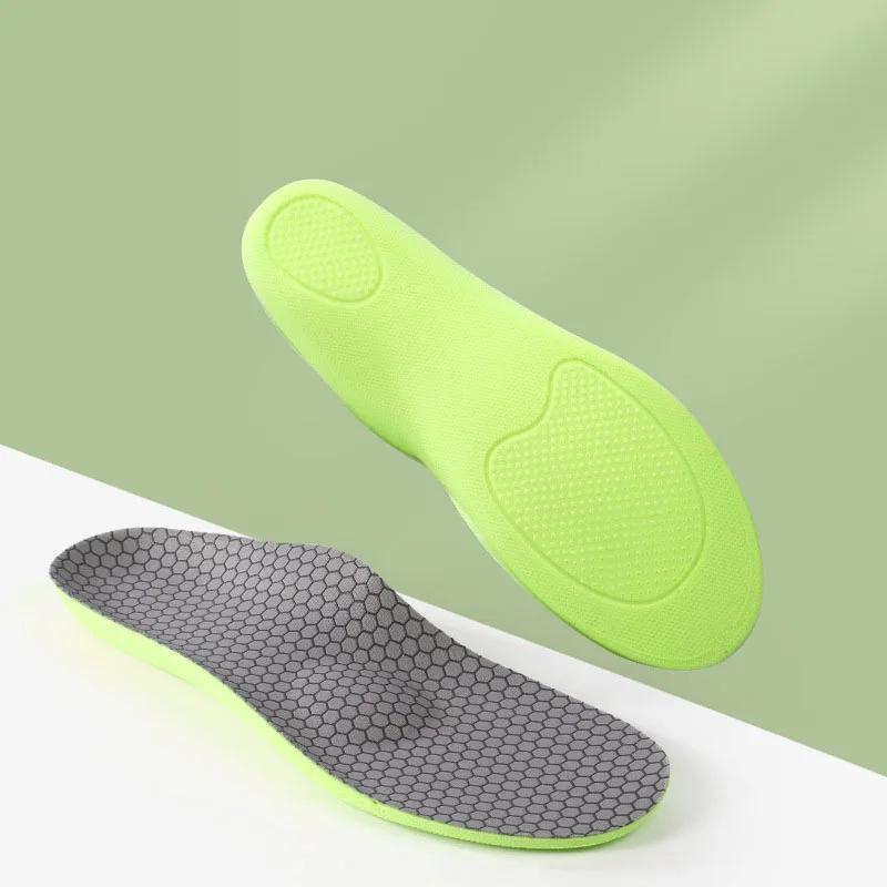

Модные спортивные стельки 2 шт. Унисекс Поддержка свода стопы Ортопедические стельки Дышащие Дезодорирующие Высокоэластичные Амортизирующие Подушки Мягкие Подкладки для Обуви 35-36 серый