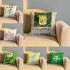 Gin  Tonic Cocktail Print Cushion Cover Soft Reversible  Durable Pillow Cover  MultiScene Use for Home  Car Daily Comfort