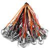 50pcs/lot Hand Wrist Lanyard String Short Grip Lanyard Mobile Phone Strap for USB Flash Drive Keychain ID Badge Holder DIY