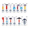 20Pcs Set Creative Design Fingertip Gyro Toy Simulation Hammer Hand Spinner Toy  Kindergarten