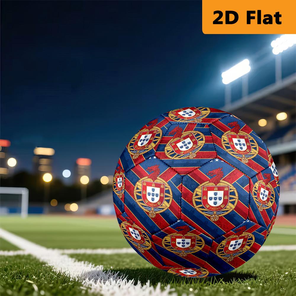 Royal Emblem Fabric Football Suitable for Both Training and Competition Suitable for Training, Competition, and Indoor and Outdoor Sports.