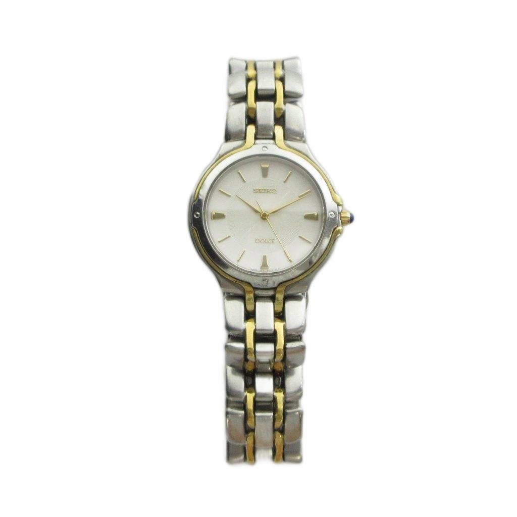 SEIKO DOLCE Quartz Watch with Silver Watch 5E31-6010 Logo, Color, Men's GY18/ MQ
