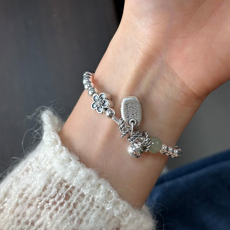 Korean Pearl & Sterling Silver Beaded Bracelet: Non-Fading, Summer Women's High-End Jewelry.