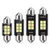 2pcs 12V C5W 31mm 36mm 39mm 41mm 3030 6 SMD Car Festoon Lights Auto Interior Dome Lamp Reading Bulb White