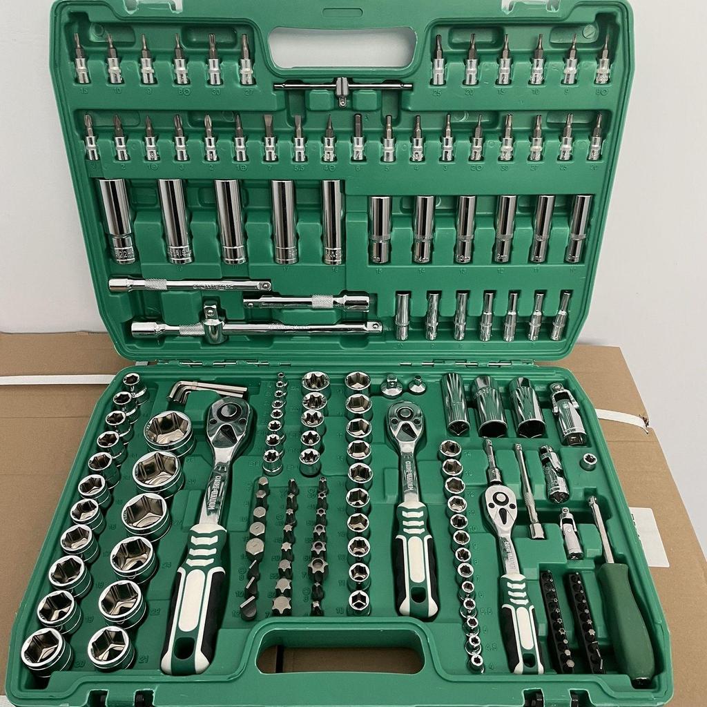 216-Piece Socket and Wrench Set for Auto Repair