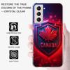 Canada National Football Team Logo Phone Case For Samsung Galaxy S25 Edge S24 S23 FE S21 S20 S10 Plus S22 S26 Ultra Cover Clear