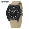 SANDA Unisex Luminous Korean Style Nurse Watch: Lightweight, Thin, Waterproof, Large Dial Quartz Watch for Teens