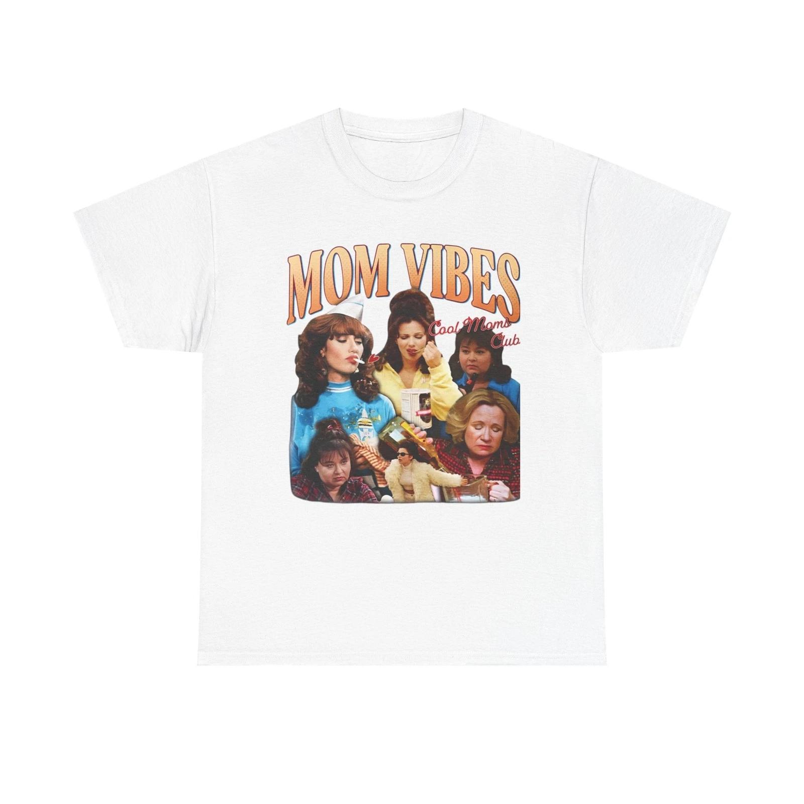Men s and Women s T-shirts Mom Vibes Retro Graphic XXL