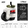 Adjustable Height Heavy Duty Leveling Machine Caster Universal Anti-slip Wheel Machinery Caster for Vending ,Workbench Machine