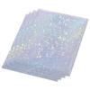 8.27x11.69Inches Diamond Paper Holographic Cold Laminated Film Glitter Paper