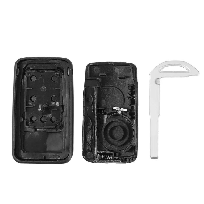 KEYYOU 10PCS For Volvo S60 V60 S80 XC70 XC60 V70 V40 2008-2017 5/6 Buttons Smart Car Key Shell Case Fob Remote Cover Replacement