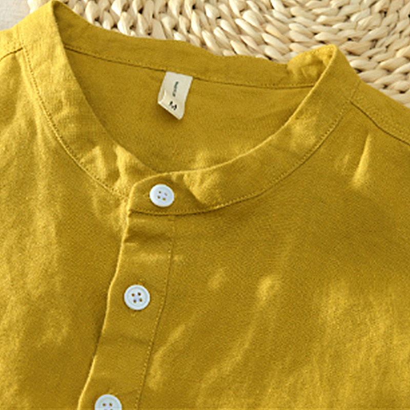 Men's Loose Casual Green Half Sleeve Summer T-Shirt