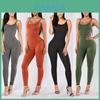 Femme Sans Manche Combi Clubwear Bodycon Combinaison With Sleek Long Pants For Casual And Party Wear